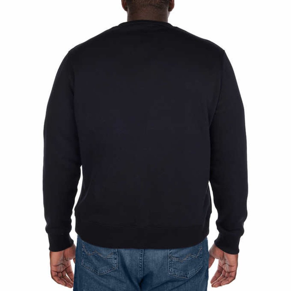 Costco Wholesale Black Unisex Embroidered Logo Fleece Crewneck Sweatshirt - Picture 2 of 8
